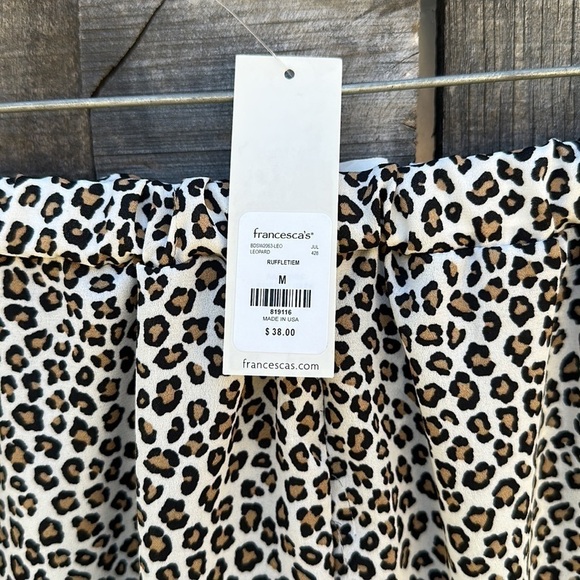 NWT Francesca’s Leopard Skirt size Medium - Picture 4 of 9